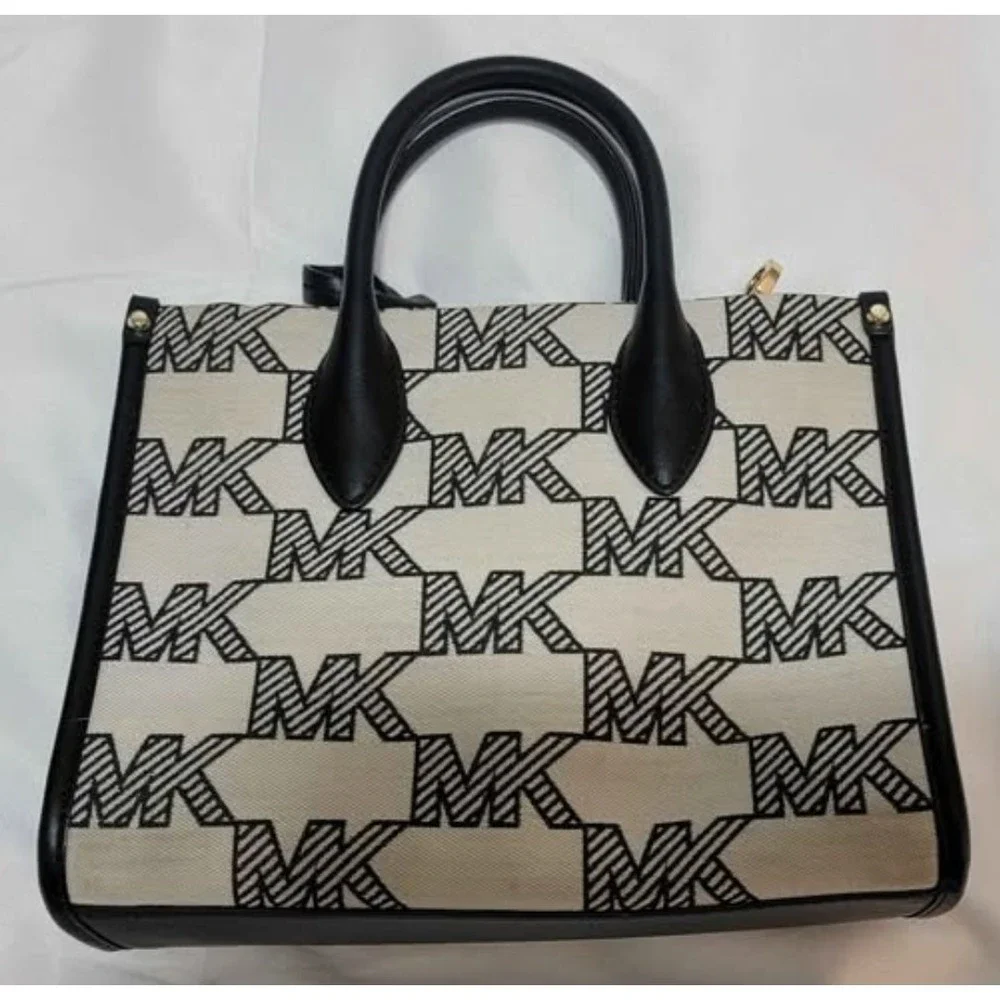 Michael Kors Mirella Small Logo Jacquard Crossbody Bag